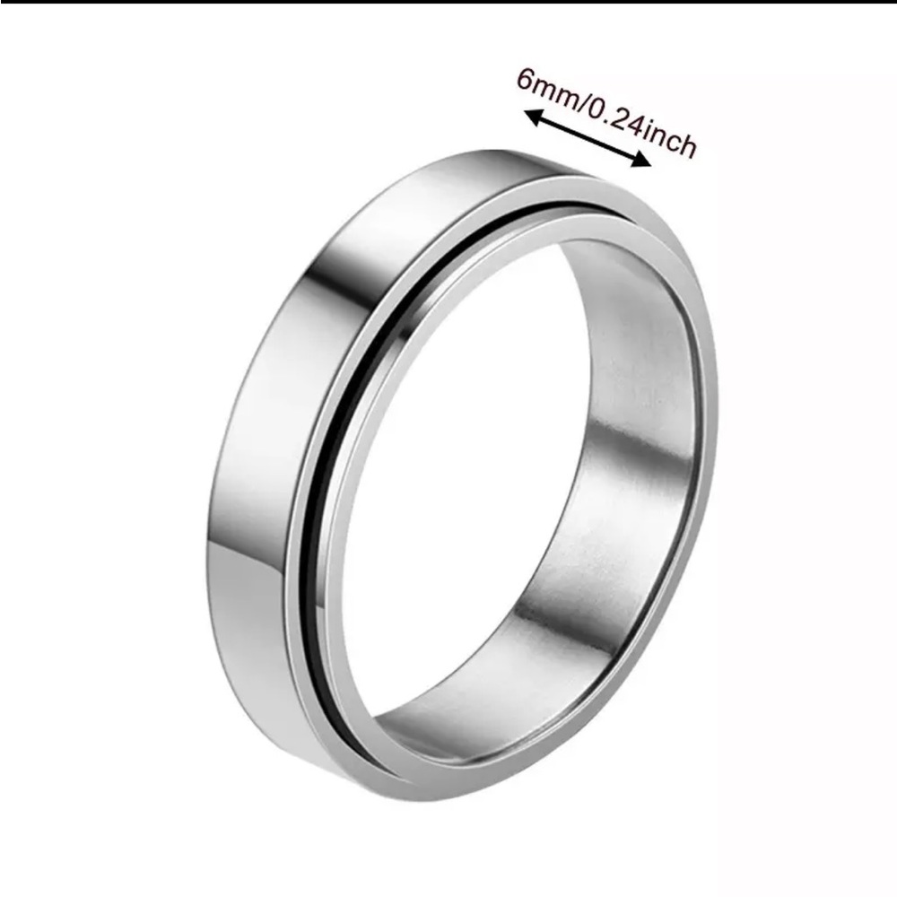 NEW - Size 9 - 💍 Anti-Anxiety Ring - Picture 4 of 8